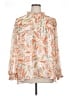 Fate 100% Polyester Orange Long Sleeve Blouse Size 1X - photo 1