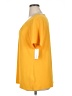 Notations Yellow Short Sleeve Blouse Size 1X - photo 5