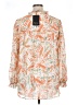 Fate 100% Polyester Orange Long Sleeve Blouse Size 1X - photo 2