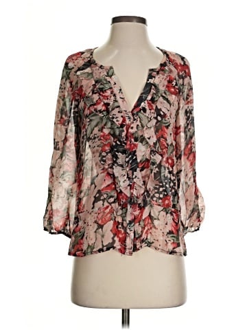 Joie 3/4 Sleeve Silk Top (view 1)