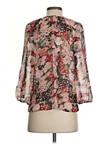 Joie 3/4 Sleeve Silk Top (view 2)