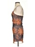 Unbranded Tropical Orange Cocktail Dress Size XS - photo 5