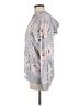 Angashion Floral Gray Pullover Hoodie Size M - photo 5