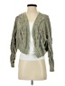 Jessica Simpson Tweed Green Cardigan Size S - photo 1