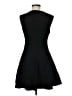 Glam Solid Black Cocktail Dress Size M - photo 2
