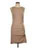 Shein Solid Tan Casual Dress Size L - photo 1