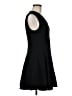 Glam Solid Black Cocktail Dress Size M - photo 4