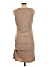 Shein Solid Tan Casual Dress Size L - photo 2
