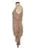 Shein Solid Tan Casual Dress Size L - photo 5