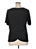 Socialite Black Short Sleeve Top Size XL - photo 2