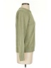 Jeanne Pierre 100% Cotton Solid Green Pullover Sweater Size S - photo 4