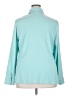 Valerie Stevens Solid Teal Long Sleeve Blouse Size 18 - photo 2