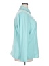 Valerie Stevens Solid Teal Long Sleeve Blouse Size 18 - photo 4