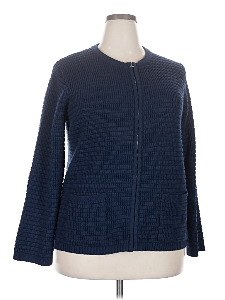 Pre-owned Grace Karin Cardigan Sweater In Blue