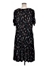 Torrid Hearts Black Casual Dress Size 1X Plus (1) - photo 2
