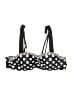 Unbranded Polka Dots Black Swimsuit Top Size XXL - photo 1