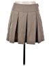 Express Design Studio Solid Gray Casual Skirt Size 4 - photo 1
