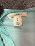 Caslon 100% Polyester Graphic Teal Casual Dress Size L (petite) - photo 7