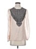 Tory Burch 100% Silk Ivory T-Shirt Size 2 - photo 1