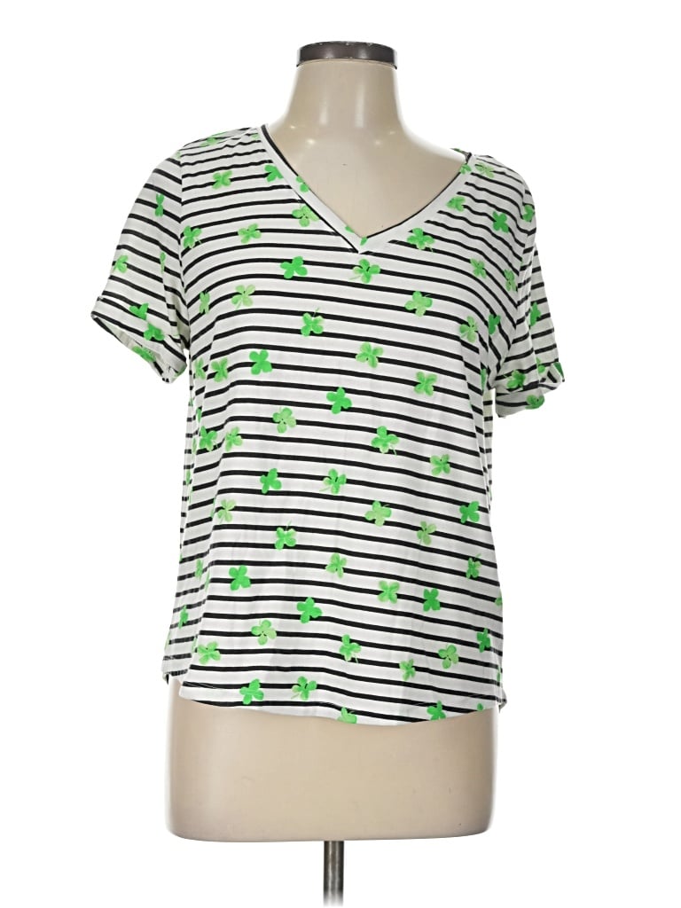 Pre-owned Assorted Brands Short Sleeve T-shirt In Green