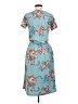 Assorted Brands Floral Blue Casual Dress Size M - photo 2