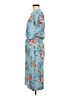 Assorted Brands Floral Blue Casual Dress Size M - photo 5