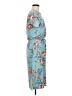 Assorted Brands Floral Blue Casual Dress Size M - photo 4