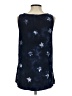 Chaps Blue Sleeveless Blouse Size S - photo 2