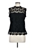 NANETTE Nanette Lepore 100% Polyester Black Sleeveless Blouse Size M - photo 1