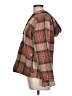 L.L.Bean 100% Cotton Plaid Brown Poncho Size L (petite) - photo 5