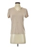 AK Anne Klein Tan Short Sleeve Top Size S - photo 1