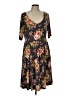 Torrid Floral Black Casual Dress Size Lg Plus (0) - photo 1