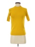 St. John Yellow Short Sleeve Turtleneck Size XS - photo 1