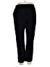 Unbranded 100% Polyester Solid Black Casual Pants Size 1X - photo 2