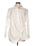 Talbots 100% Cotton Ivory Long Sleeve Blouse Size 12 - photo 1