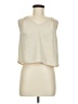 Shein 100% Polyester Ivory Sleeveless Blouse Size 6 - photo 1