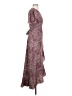 Simplee 100% Polyester Burgundy Casual Dress Size S - photo 4
