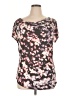 Apt. 9 100% Rayon Pink Short Sleeve Top Size XL - photo 1