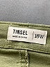 Tinsel Solid Green Khaki Shorts Size 18 - photo 3