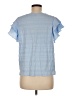 Shein Blue Short Sleeve Blouse Size 8 - 10 - photo 2
