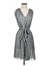 Max Studio 100% Polyester Checkered-gingham Gray Casual Dress Size XS - photo 1