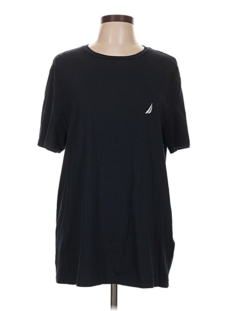 Pre-owned Nautica Short Sleeve T-shirt In Black