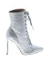 Steve Madden Silver Ankle Boots Size 5 - photo 1