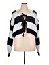 Assorted Brands 100% Acrylic Stripes Black Pullover Sweater Size XL - photo 1