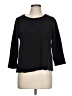 Bobeau Black 3/4 Sleeve Top Size L - photo 1