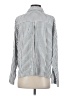 Max Studio Stripes Silver Long Sleeve Blouse Size S - photo 2