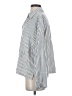 Max Studio Stripes Silver Long Sleeve Blouse Size S - photo 5