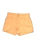 Athleta 100% Linen Solid Orange Shorts Size 6 - photo 1