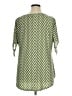 Assorted Brands Green 3/4 Sleeve Blouse Size 1X - photo 2