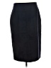 J.Crew 100% Wool Solid Black Wool Skirt Size 8 - photo 1